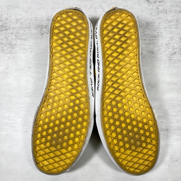 Vans Kiss Rock and Roll Over Slip on Sneakers - Men's Size 8 / Women's 9.5 - Picture 8 of 10